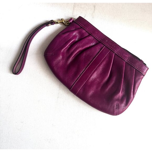 Coach Plum Purple Small Pouch Accessorie - Picture 2 of 6